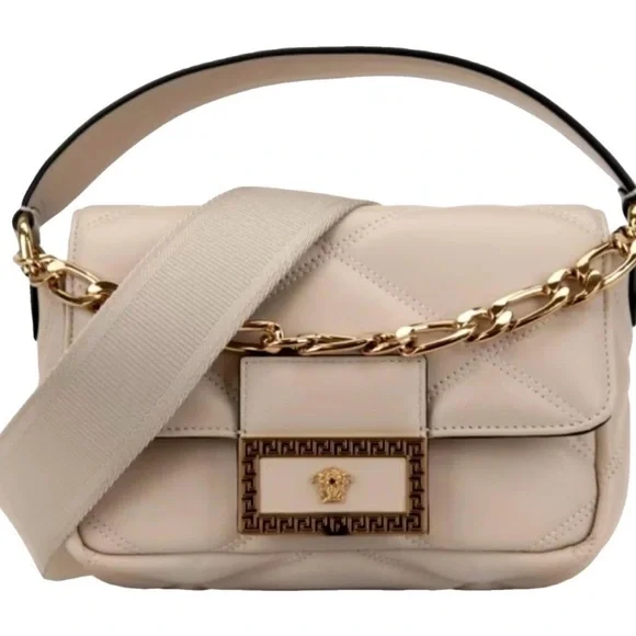 Versace Quilted Shoulder Bag -NWOT - Picture 1 of 7